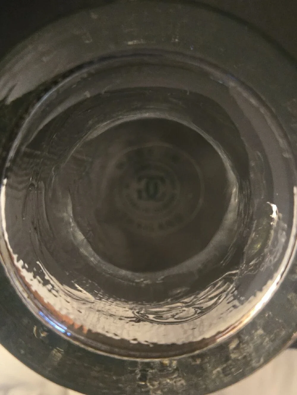Williams Sonoma Clear Embossed Glass Juice Pitcher with 4 Matching Tumblers